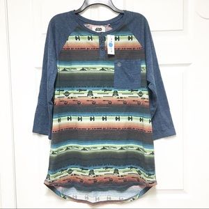 Star Wars shirt Raglan Henley